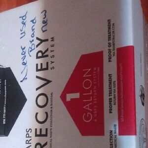 Sharps Recovery System - Red and White